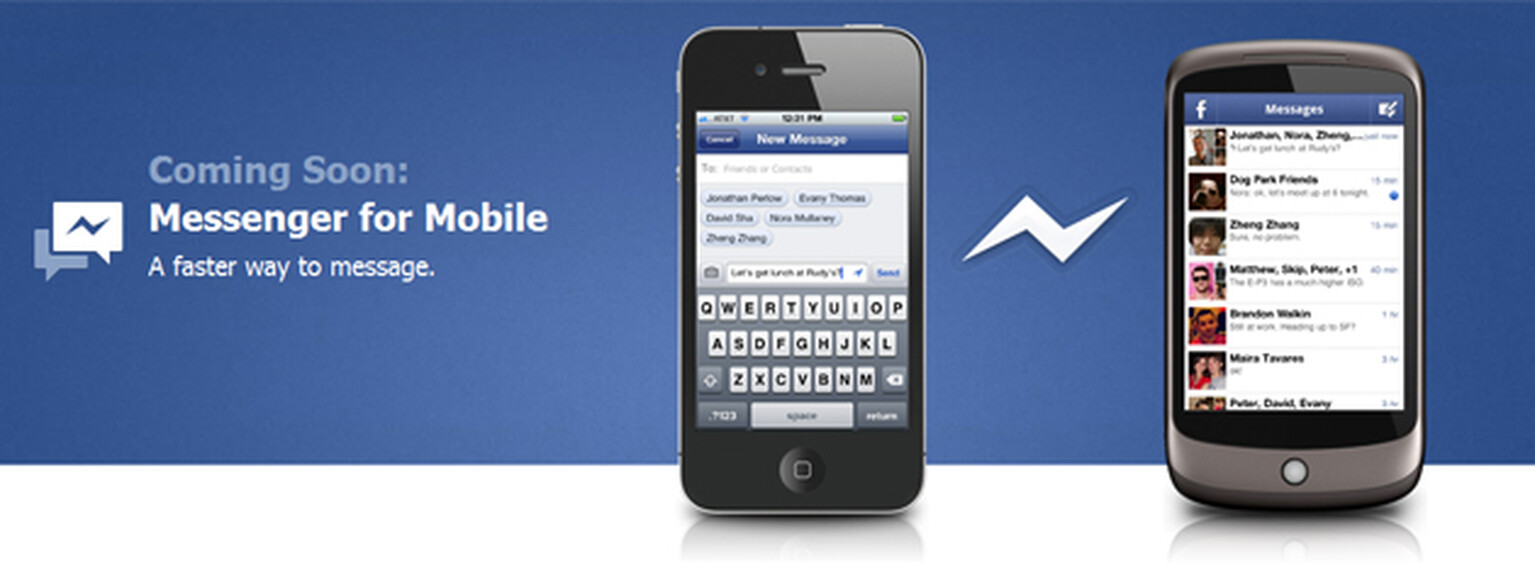 Facebook launches Messenger chat app
