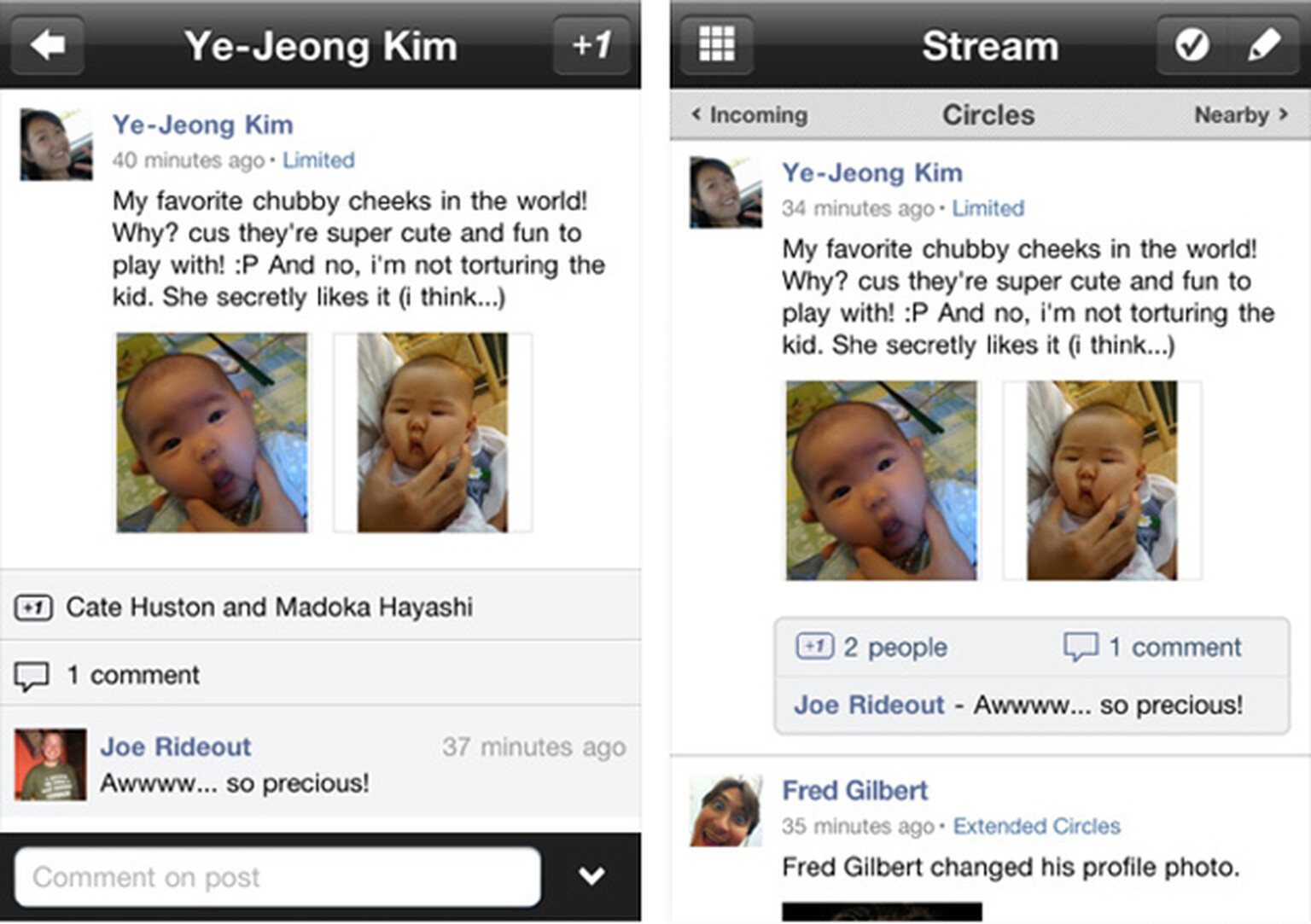 Google+ lands on iPad and iPod Touch