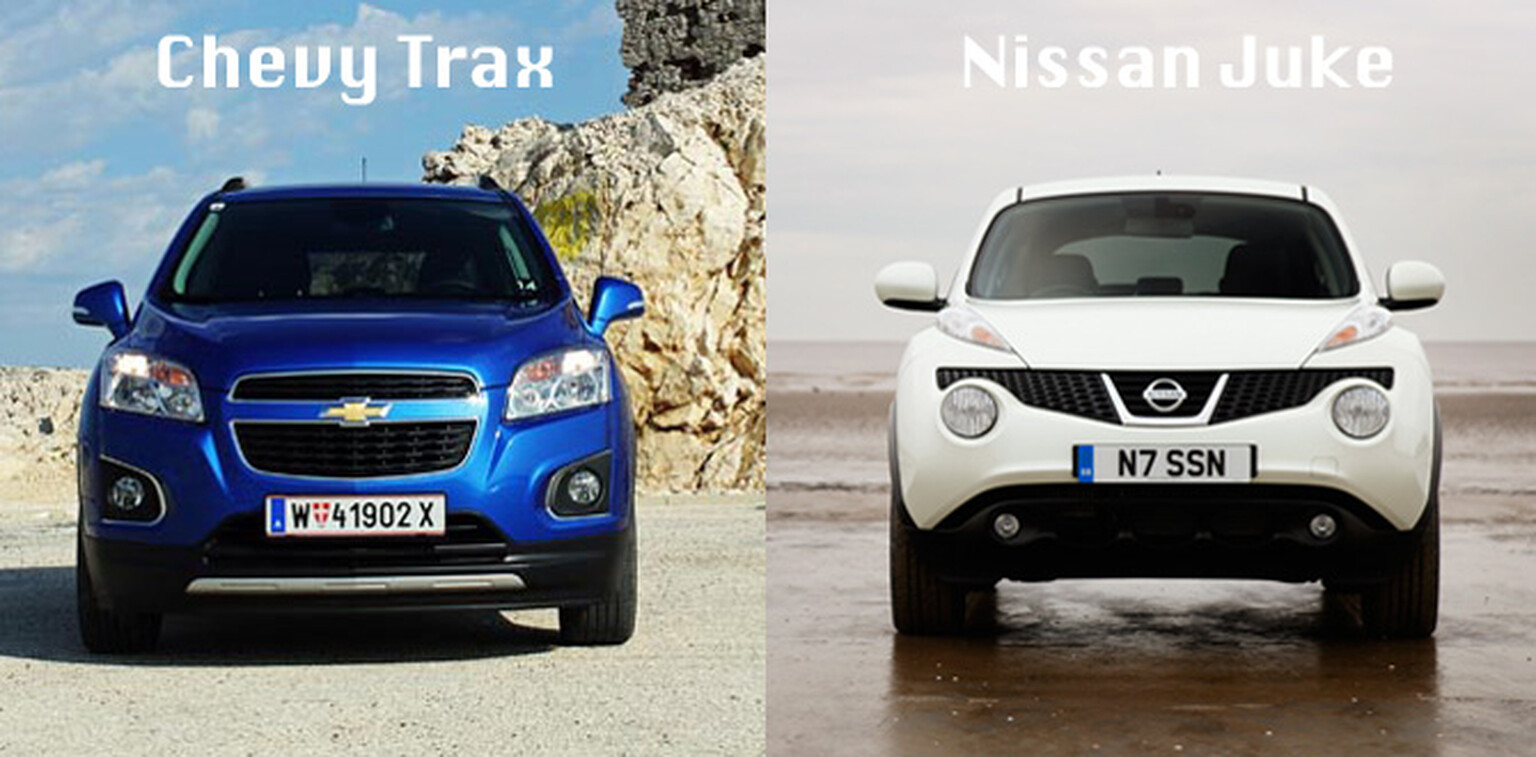 Chevrolet Trax vs Nissan Juke: Head-to-head review
