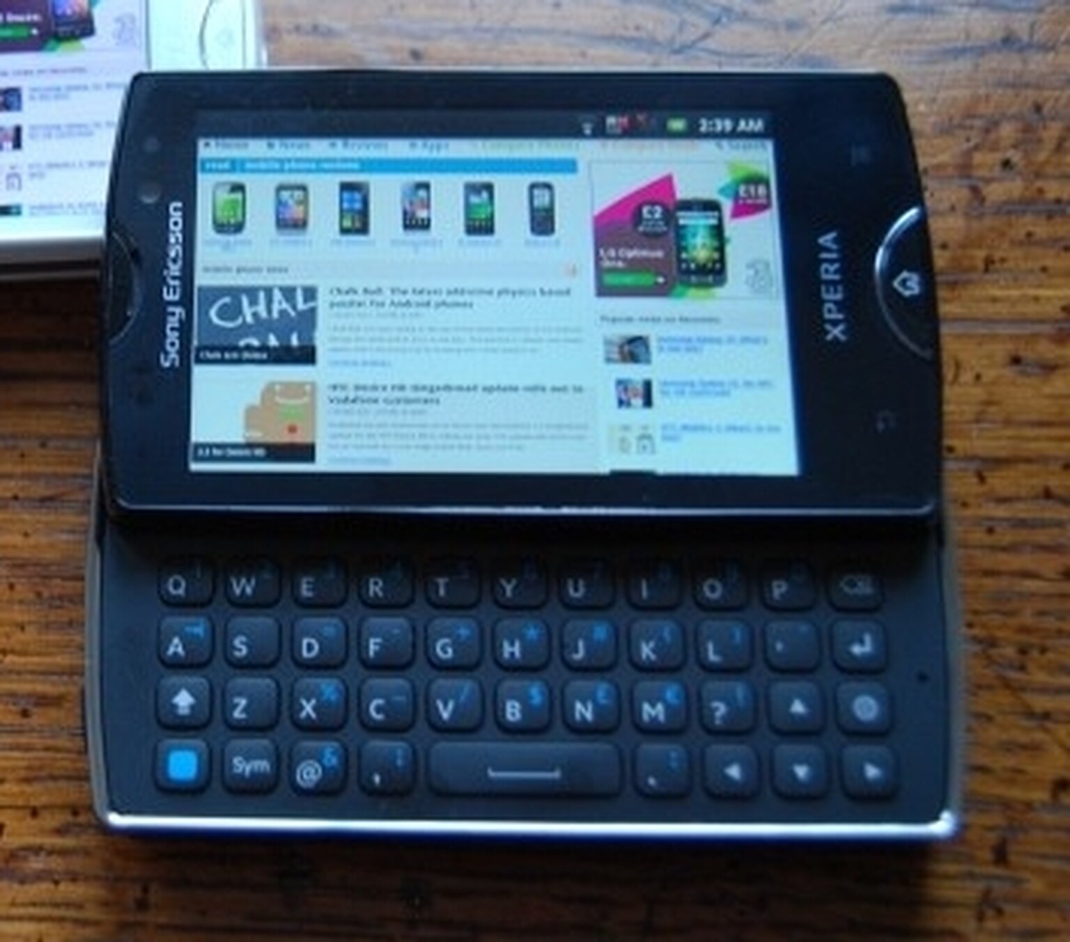 Sony Ericsson Xperia mini pro: Titchy slider set to arrive on Orange in UK