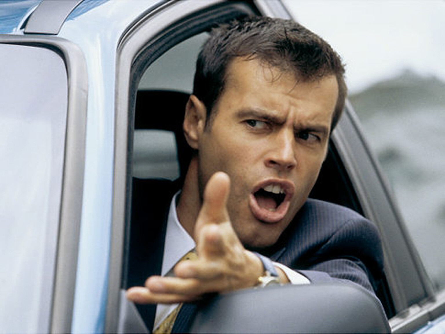 Men in blue BMWs are the most aggressive