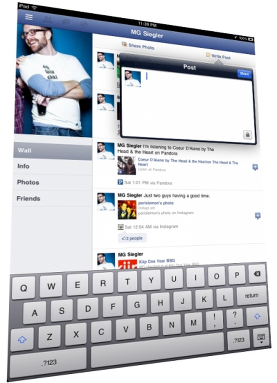 Official Facebook app for iPad unofficially arrives, hidden in iPhone update