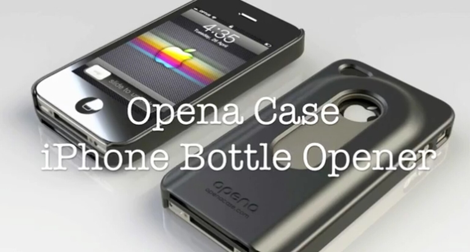 Together at last: iPhone case and bottle-opener