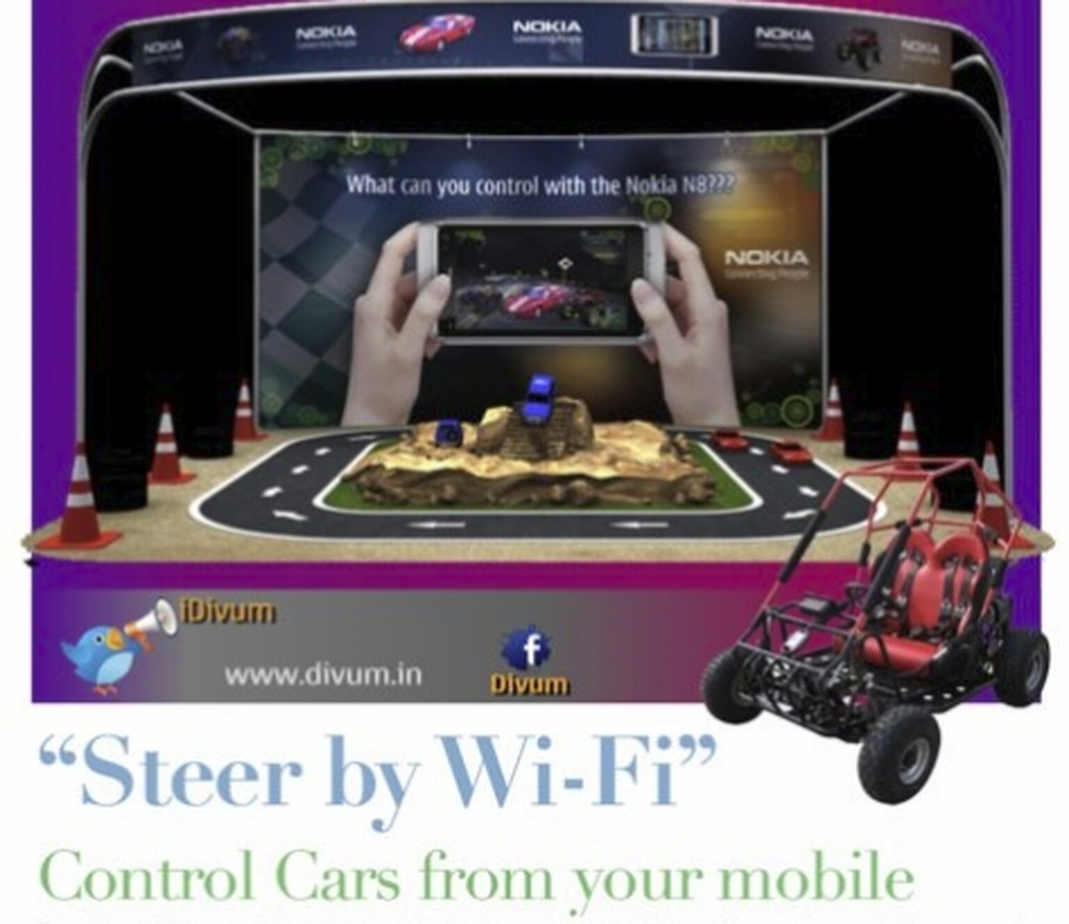 Nokia N8 steers remote-control cars with new developmental app