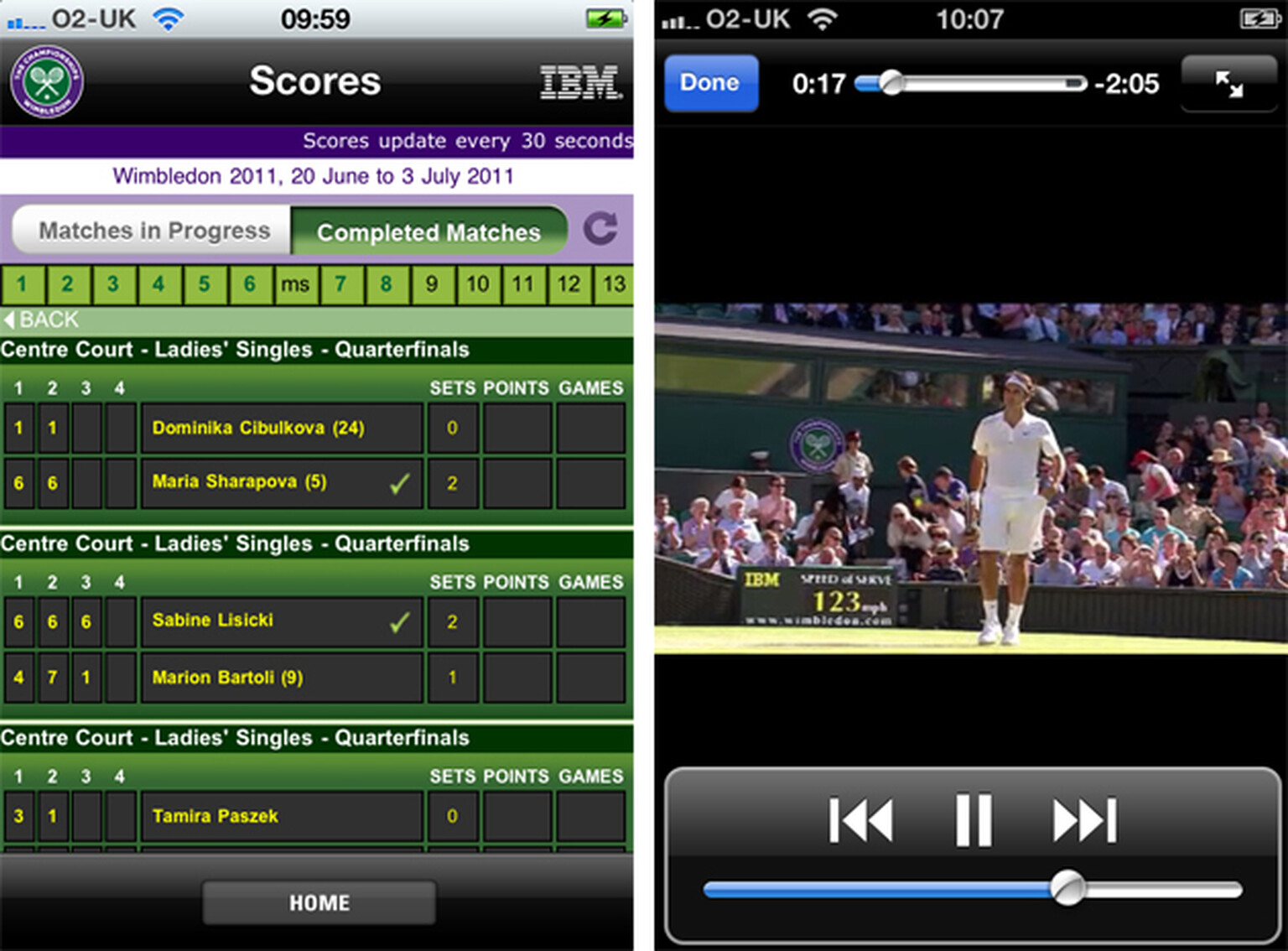 Wimbledon 2011: Best tennis apps for iPhone, iPad, Android, WP7 and BlackBerry