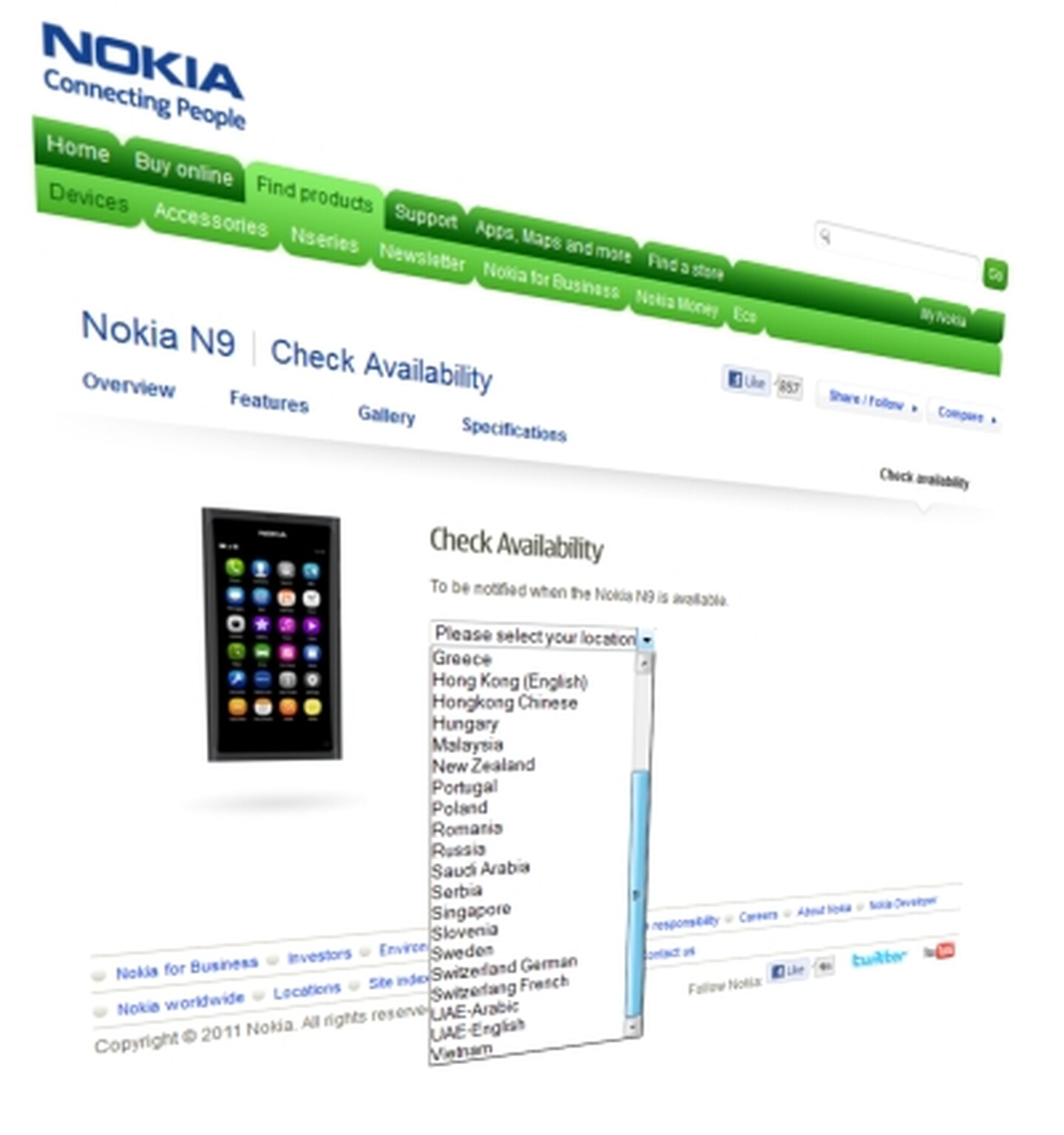 Nokia N9 not coming to the UK, to focus on Windows Phone 7 in west Europe?