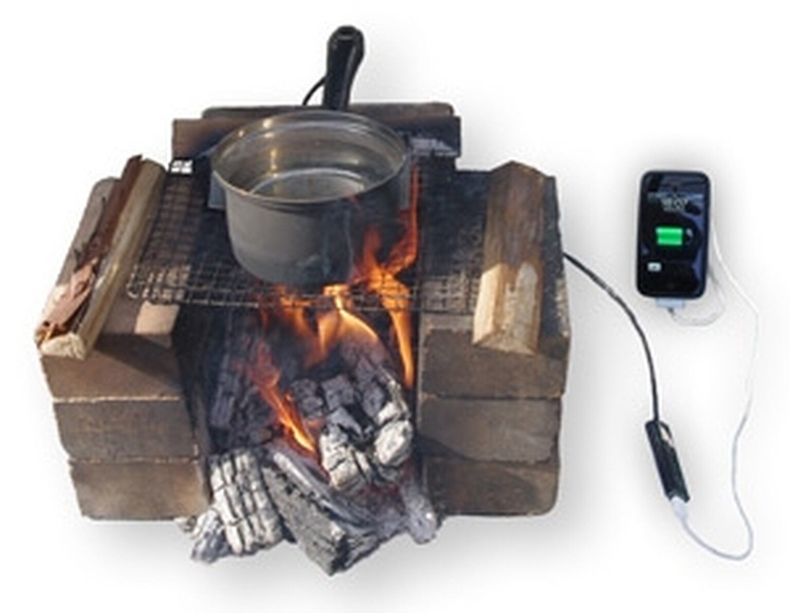 Japanese company invents hot-pot phone-charger: Just add fire