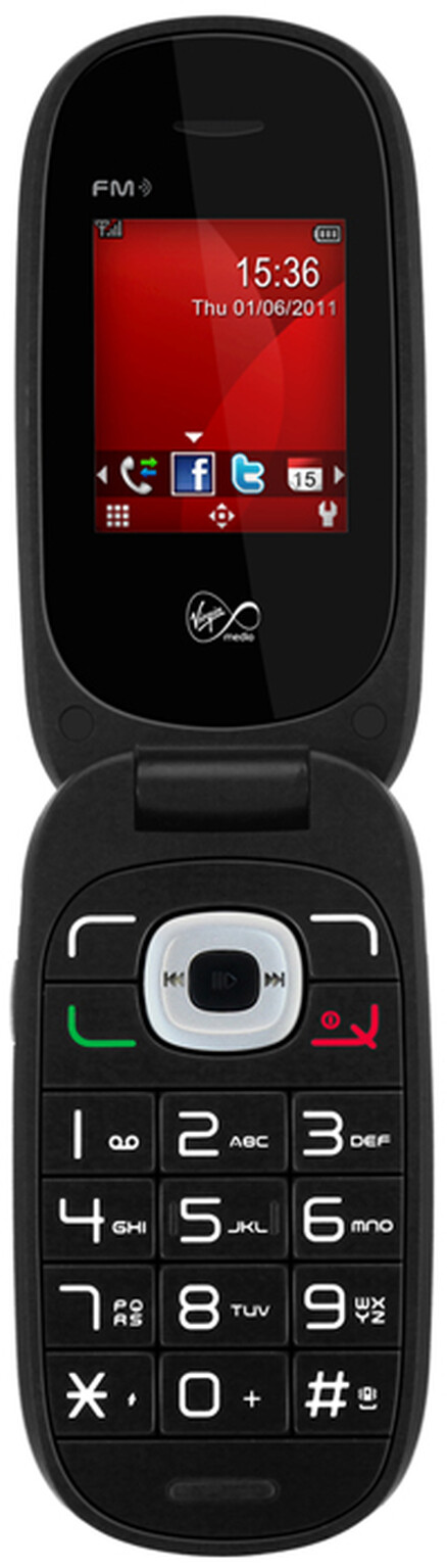 Virgin Media VM665: Affordable Alactel flip phone £30 on pay-as-you-go
