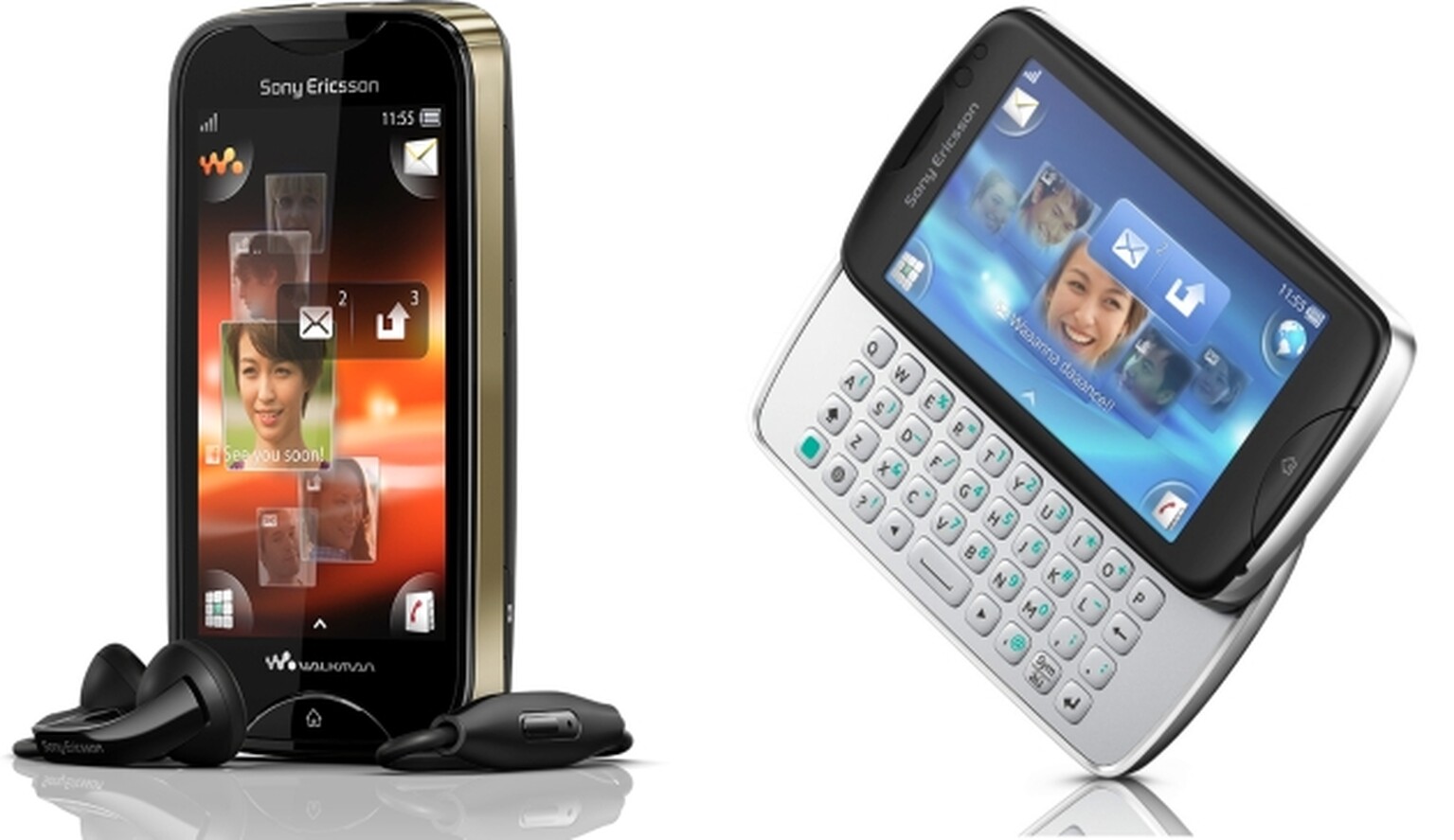 Mix Walkman and Txt Pro phones revealed by Sony Ericsson