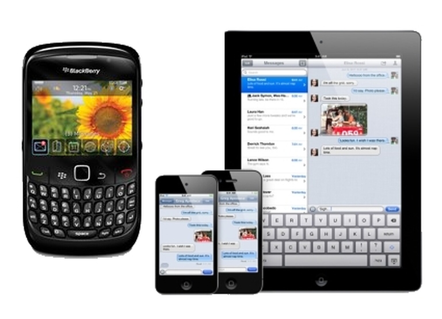 BlackBerry hit by iMessage and iOS 5 announcement: stock prices drop