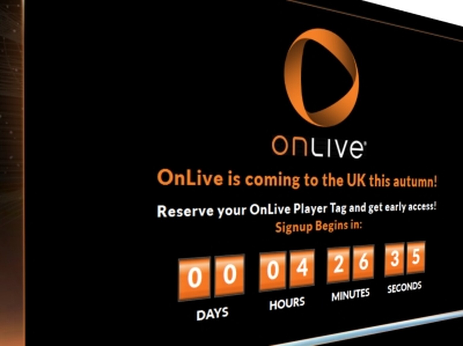 OnLive UK to bring console-standard gaming to tablets: Sign-up goes live today