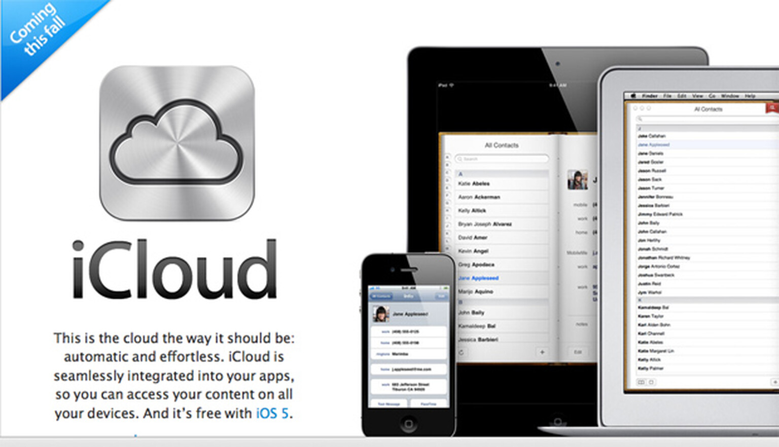 Apple iCloud: Expanded Mobile Me, no Spotify rival