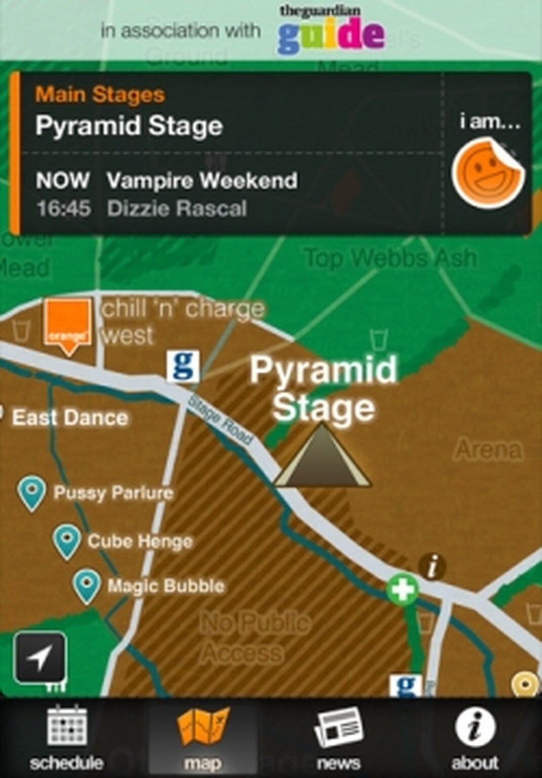 Glastonbury app arrives across smartphones