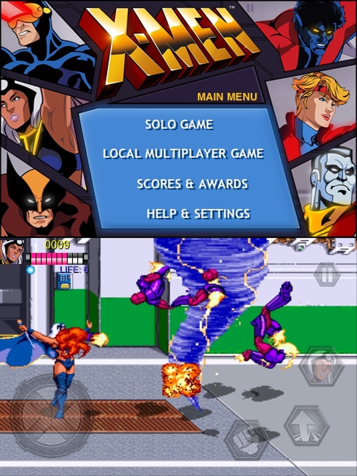 Retro X-Men movie gets boost from retro X-Men game on iPhone and Android