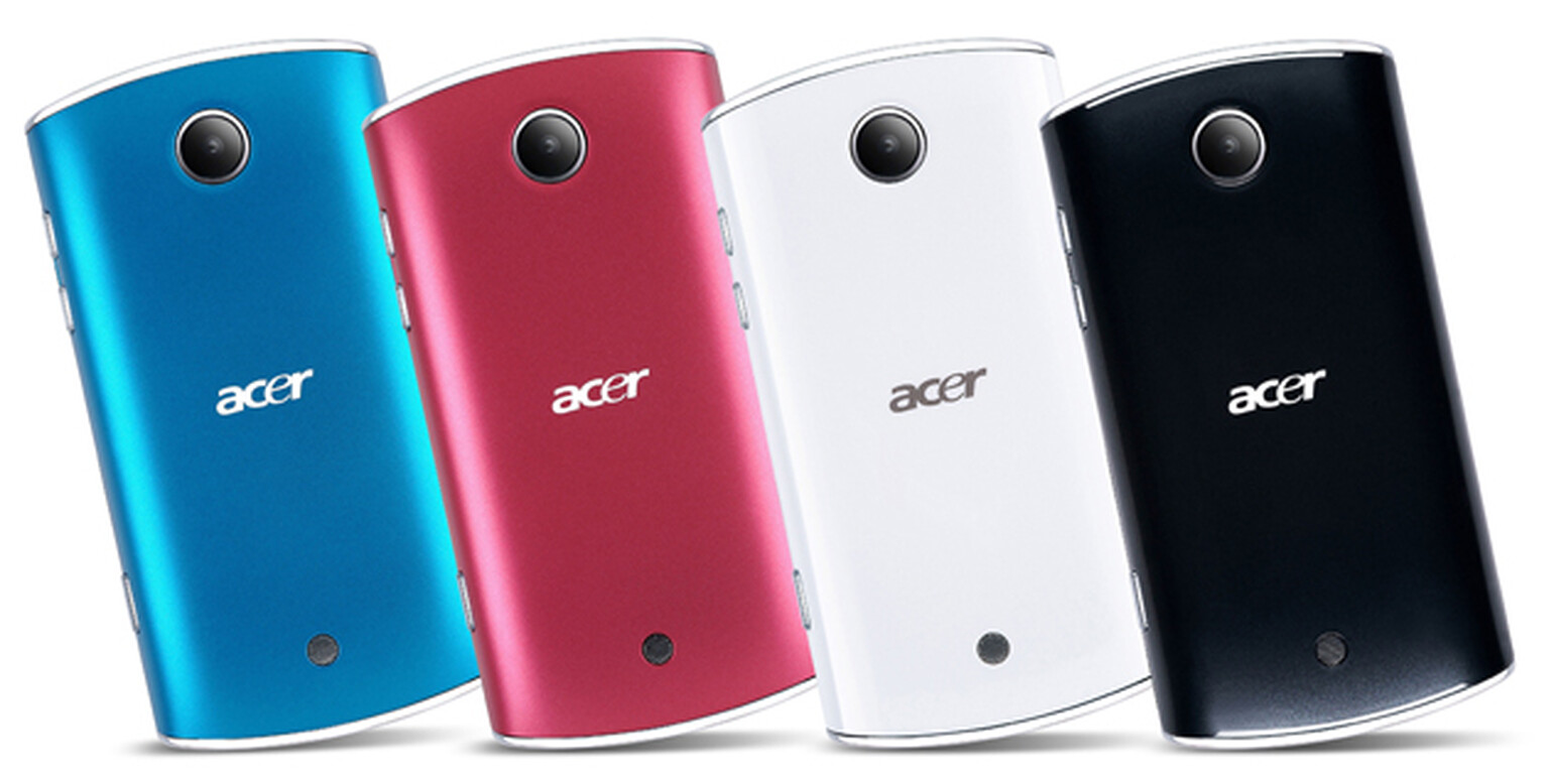 Acer Liquid Mini coming with Android 2.3 Gingerbread and in a range of colours
