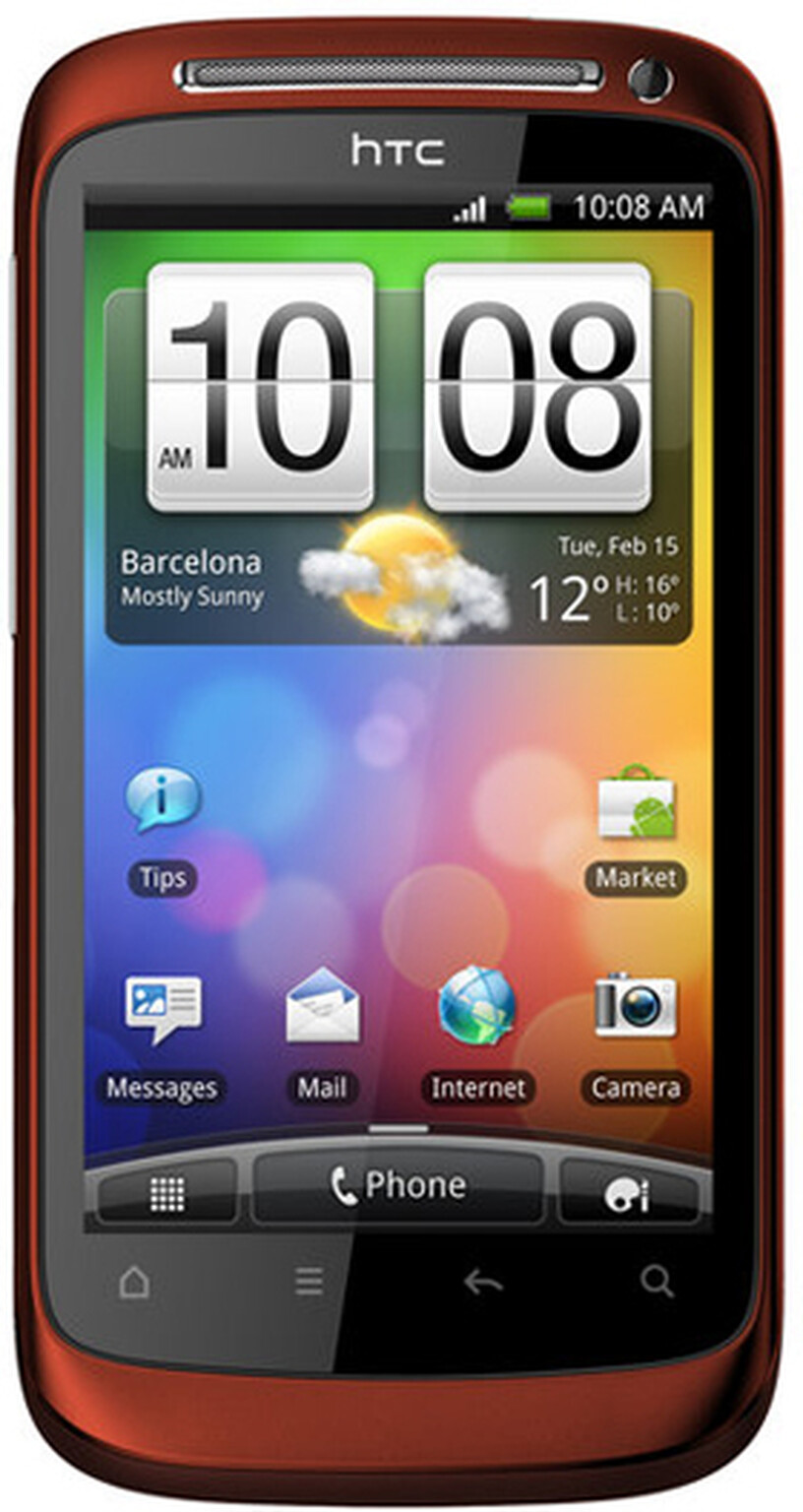 HTC Desire S slips into something red exclusively for Vodafone