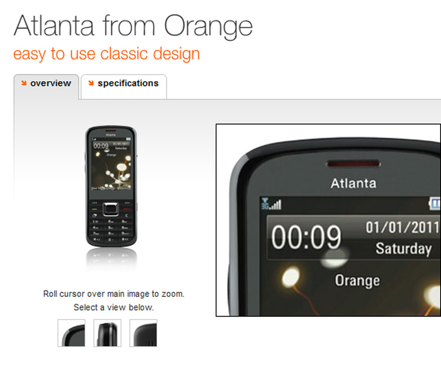 Atlanta from Orange: £40 on pay-as-you-go, coming soon