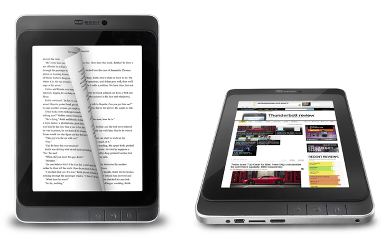 BeBook Live Android tablet announced: 7-inch screen, Android 2.2, £229 price tag
