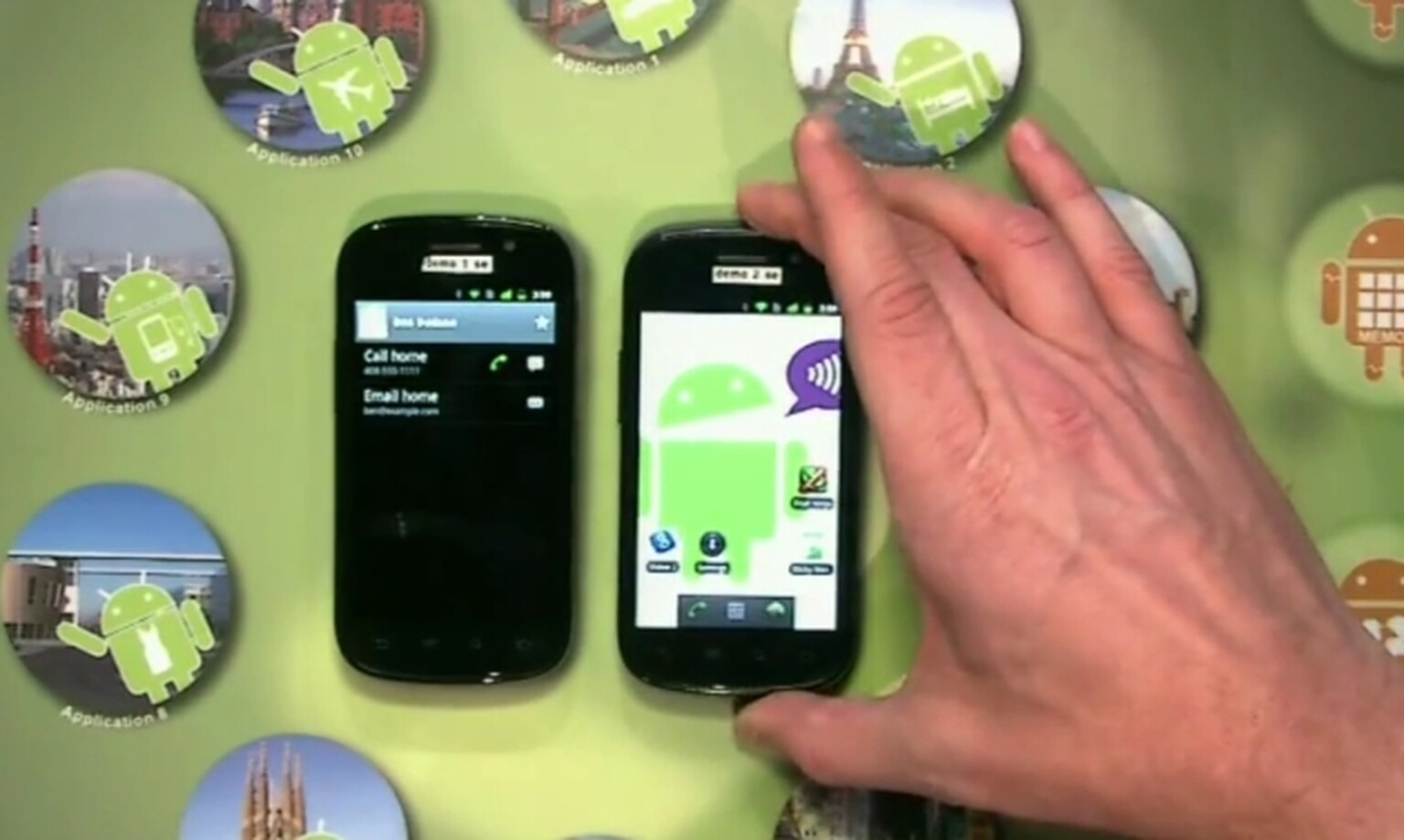 Google shows off effortless NFC: Share contacts, websites, across Android phones in an instant,