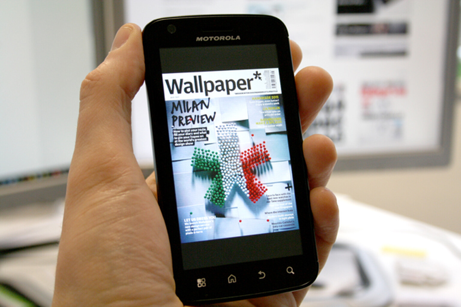 Zinio for Android on a Motorola Atrix: Hands-on photos