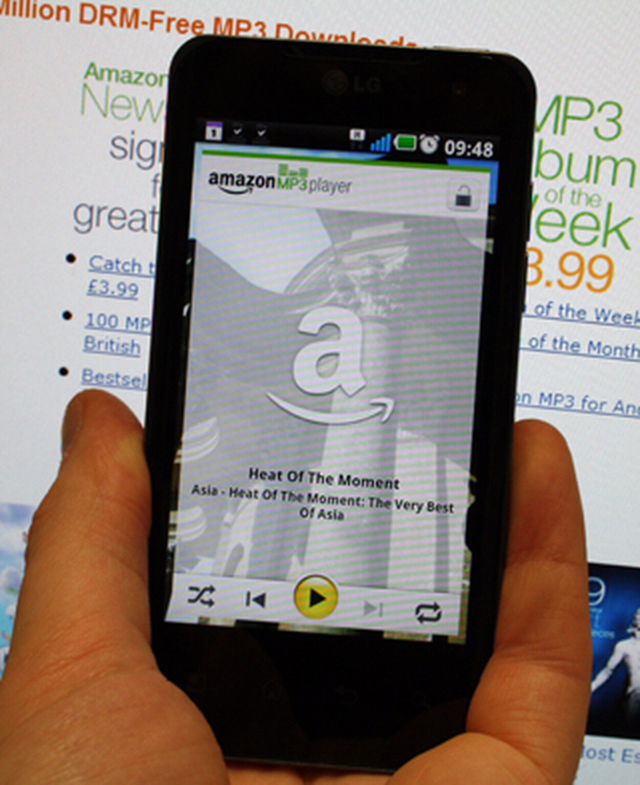 Amazon MP3 for Android updates, adds lock screen widget but still no Cloud Player in the UK