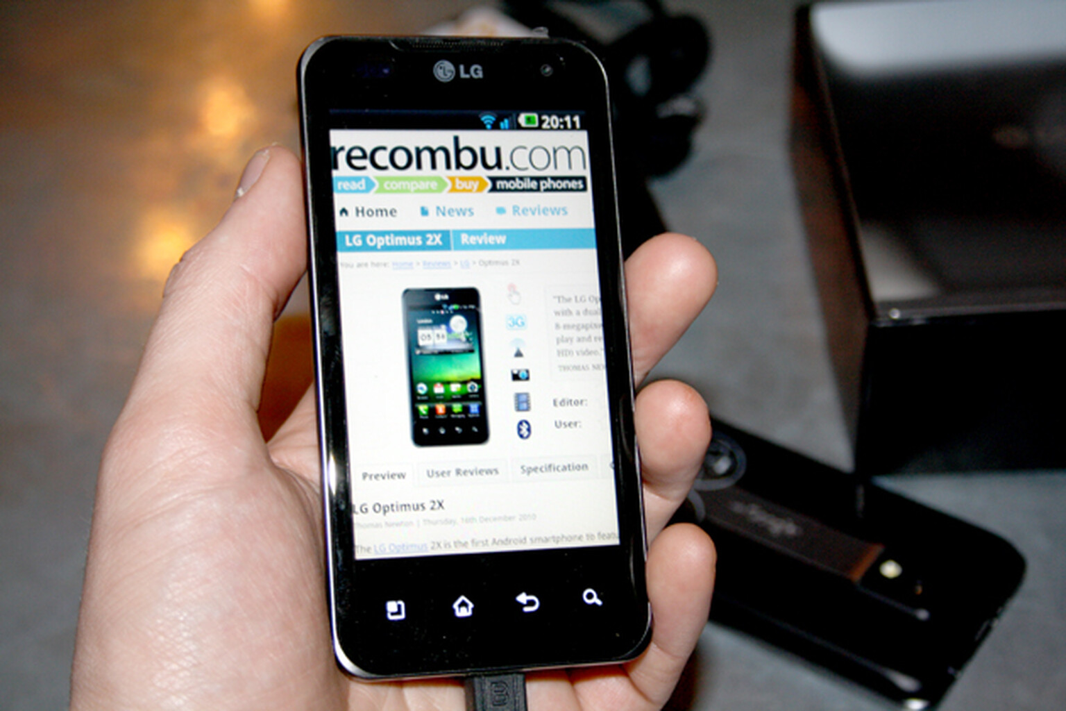 LG Optimus 2X: First impressions and hands-on pictures