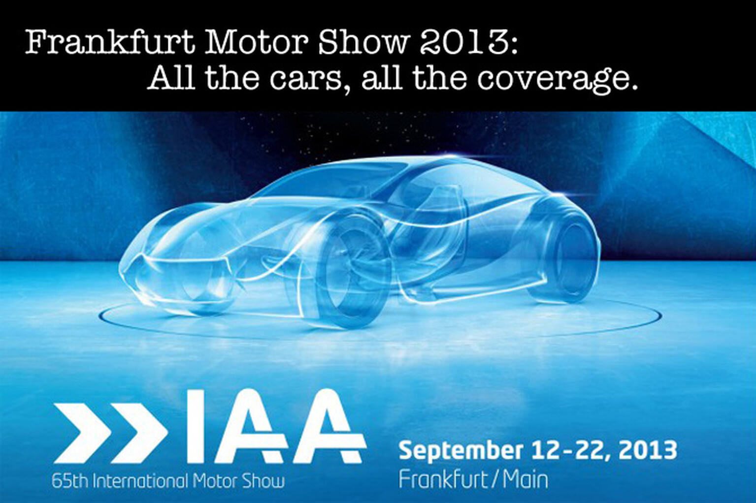 2013 Frankfurt Motor Show News Roundup