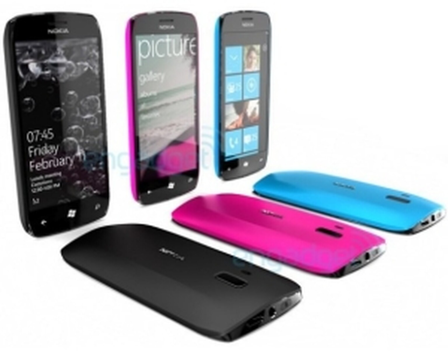 Nokia's first Windows Phone 7 models:  Nokia W7 and Nokia W8?