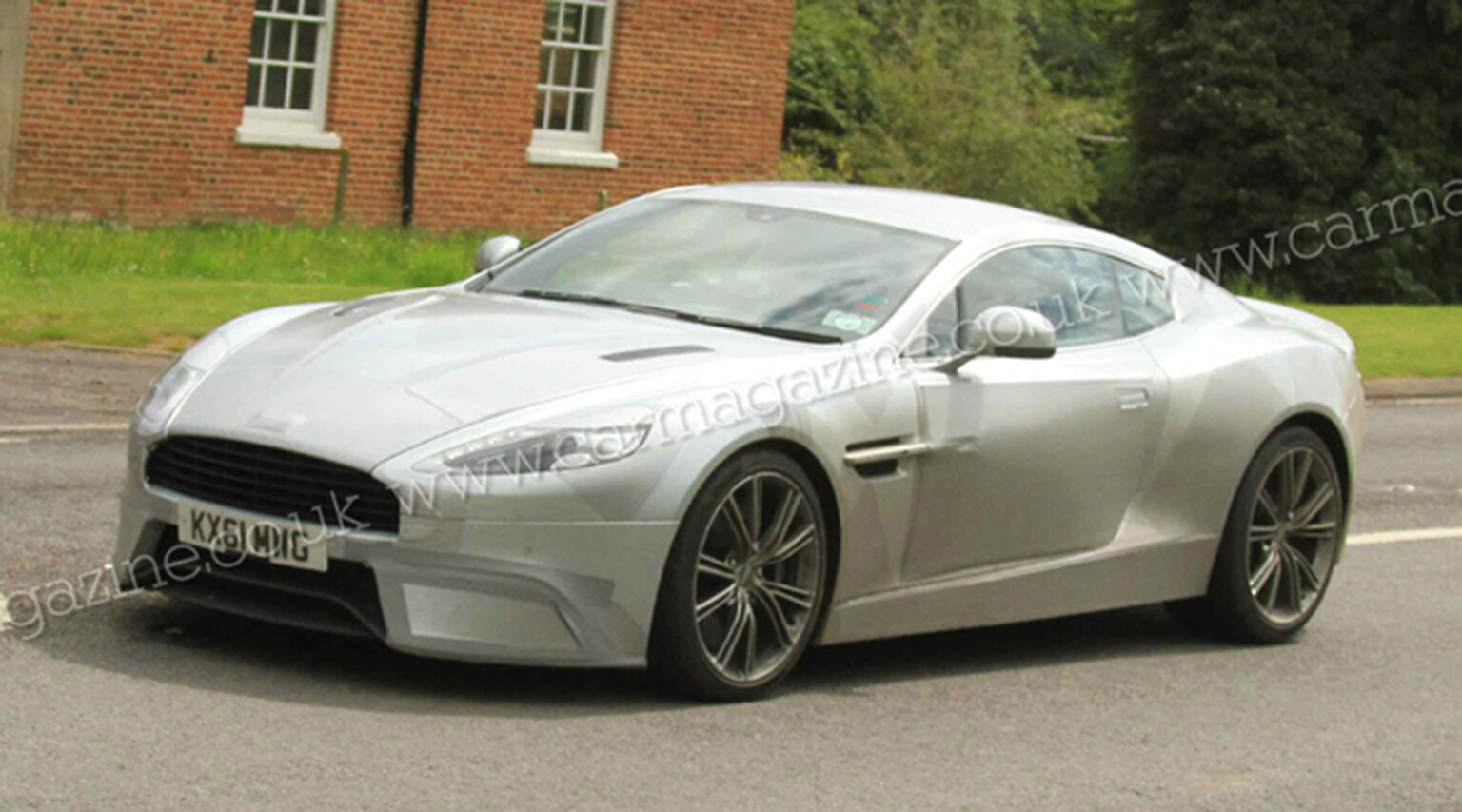 New Aston Martin DBS successor papped