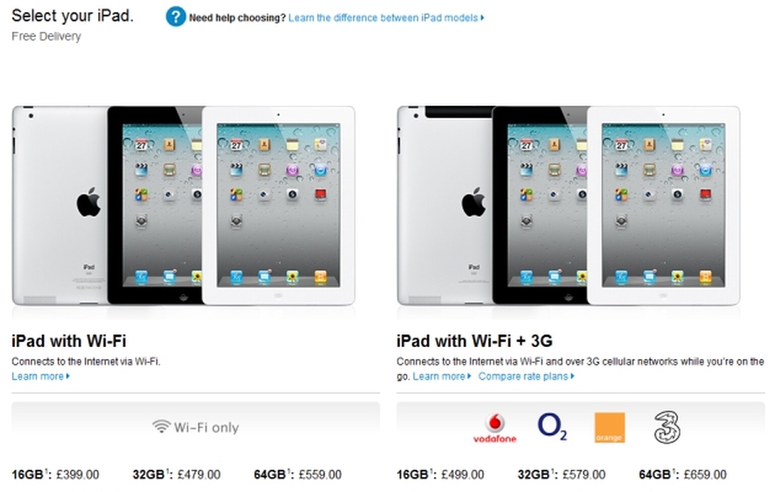 iPad 2 available now on UK Apple store. 2-3 weeks to wait, already