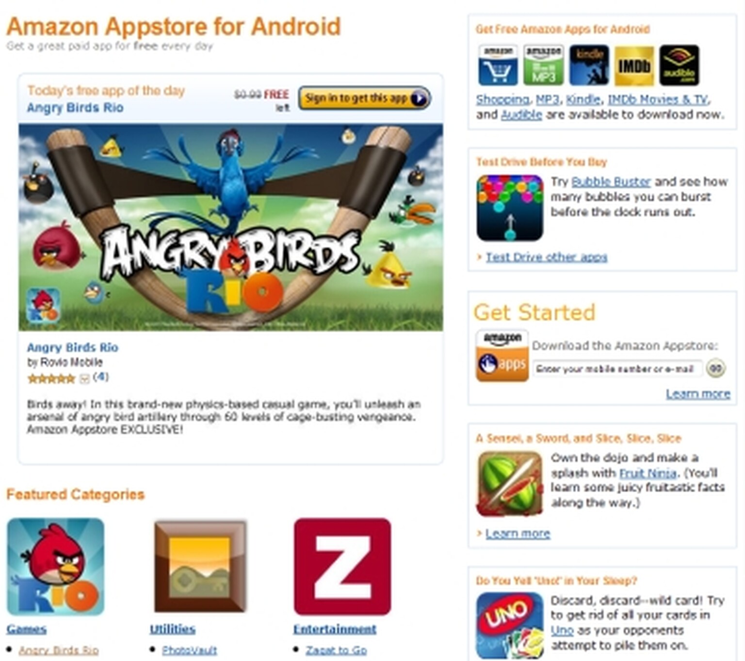Amazon App Store: Apple sues over naming, and US store goes live with free Angry Birds Rio