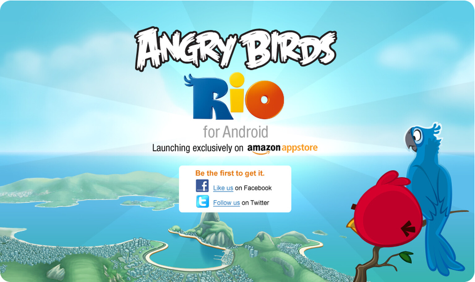 Amazon Appstore to launch on 22nd of March with Angry Birds Rio and paid ad-free Angry Birds