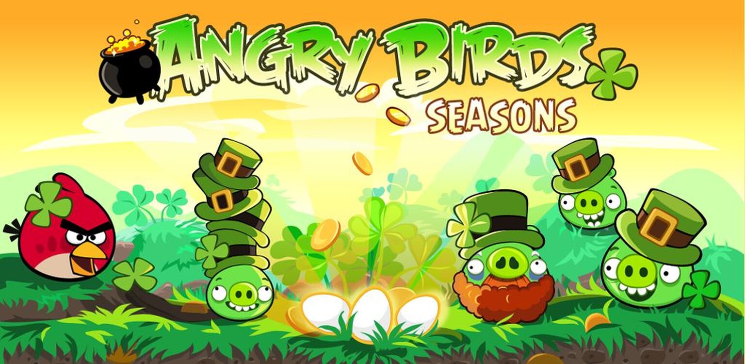 St. Patrick's Day edition of Angry Birds Seasons on iPhone and Android now