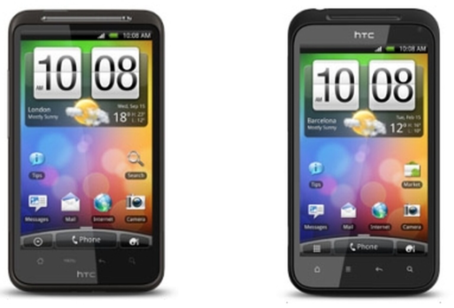 HTC Incredible S vs HTC Desire HD