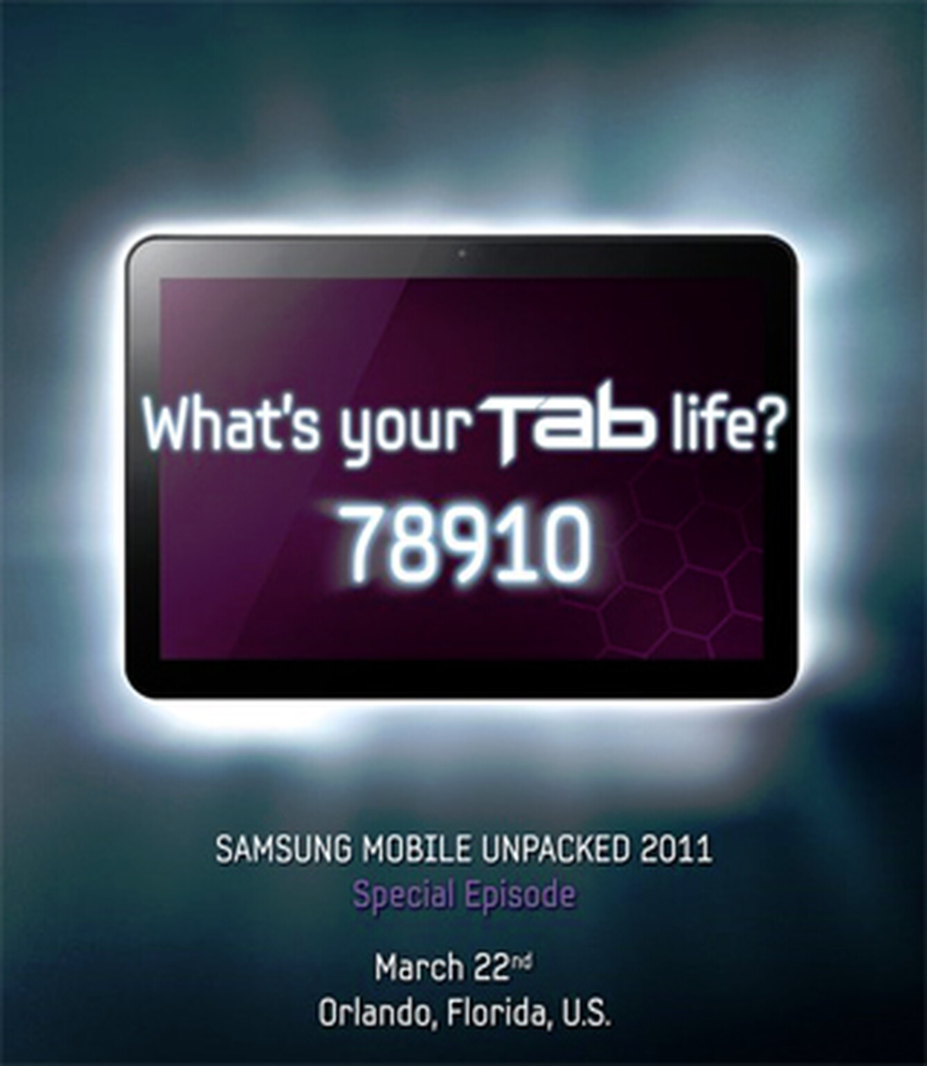 Samsung Galaxy Tab 8.9 to be announced on 22nd of March?