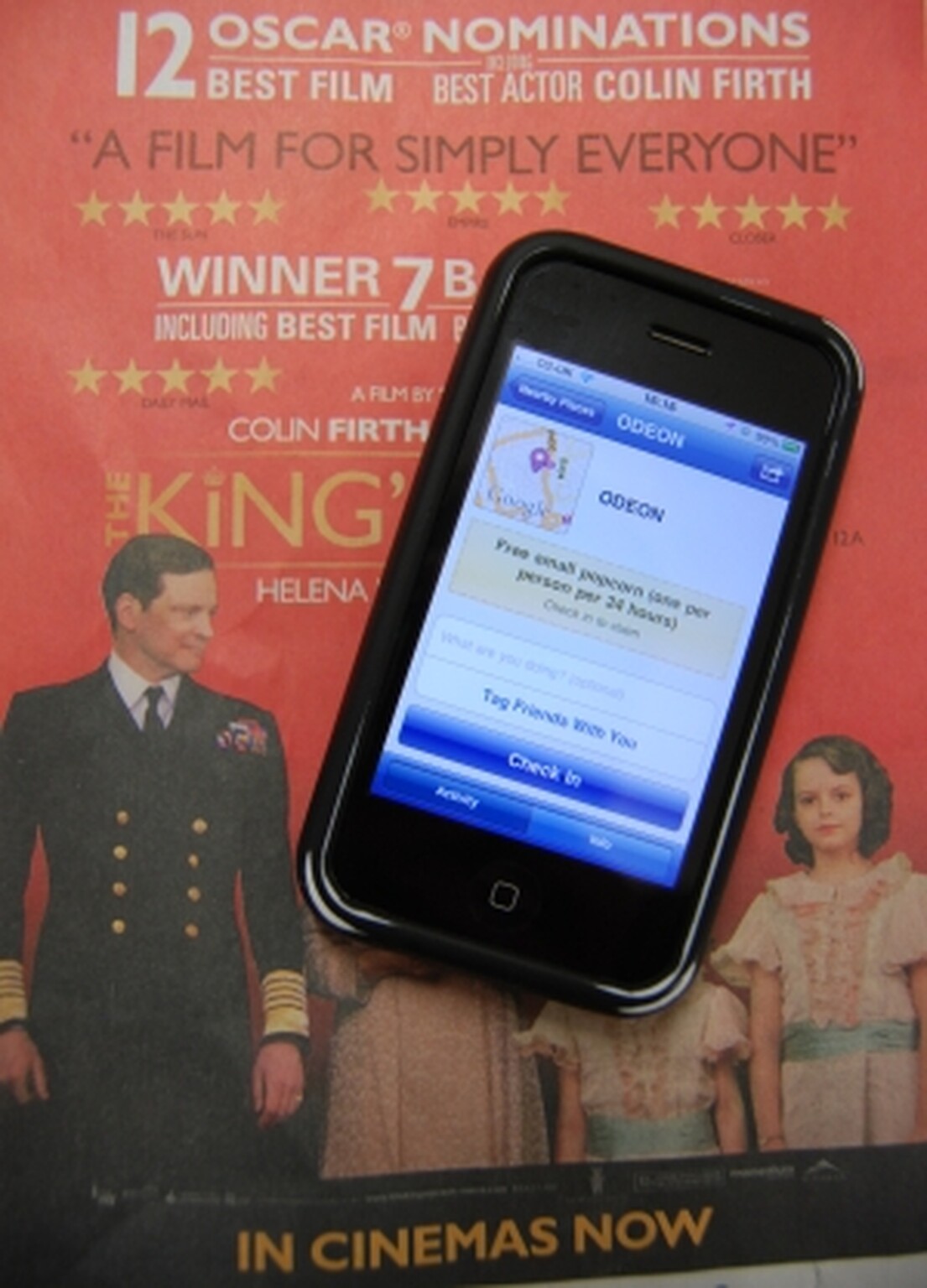 Facebook Deals teams up with the Odeon: Is this the 'ultimate free cinema accompaniment'?