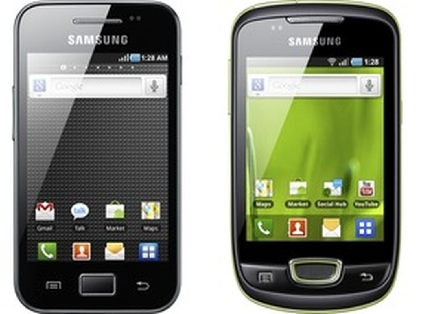 Samsung Galaxy Mini and Galaxy Ace to land on O2 in March 2011