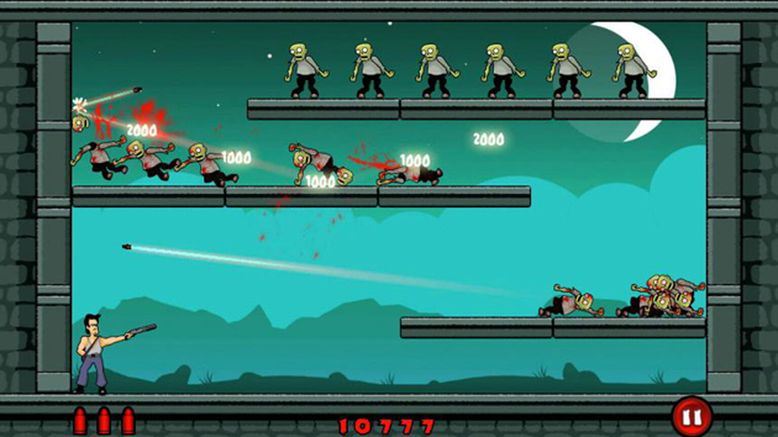 Stupid Zombies for iPhone and Android: Angry Birds plus Worms plus zombies