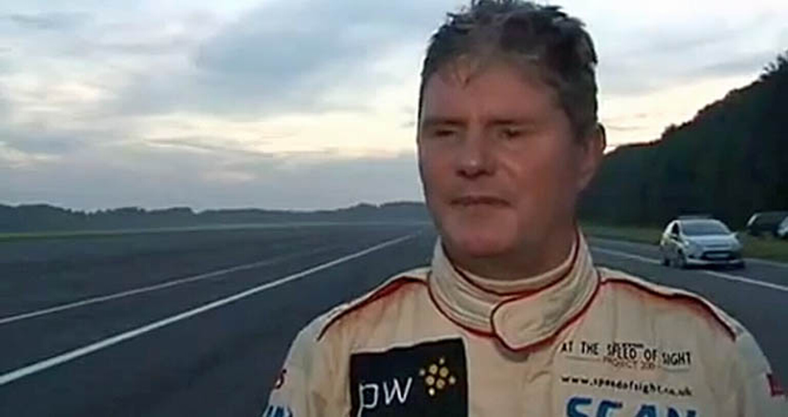 Blind man hits 186mph, breaks speed record