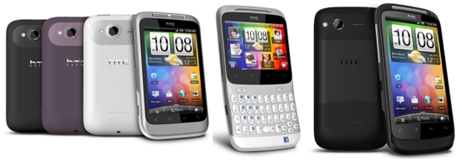 HTC Desire S, HTC ChaCha, and HTC Wildfire S all coming to Three UK