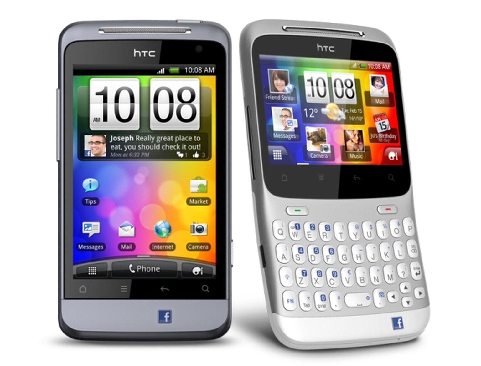 HTC ChaCha and HTC Salsa: HTC's Facebook phones revealed