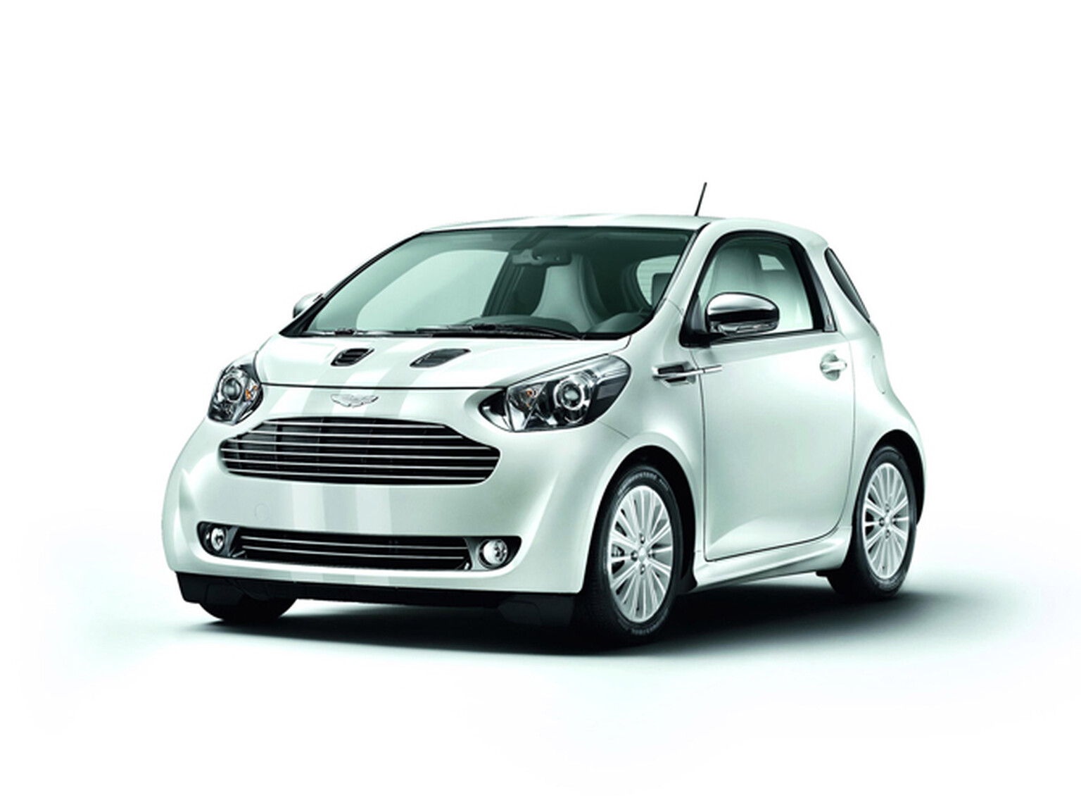 Aston Martin Cygnet shot down