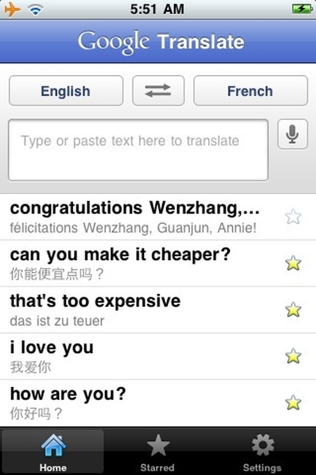 Google Translate app comes to the iPhone