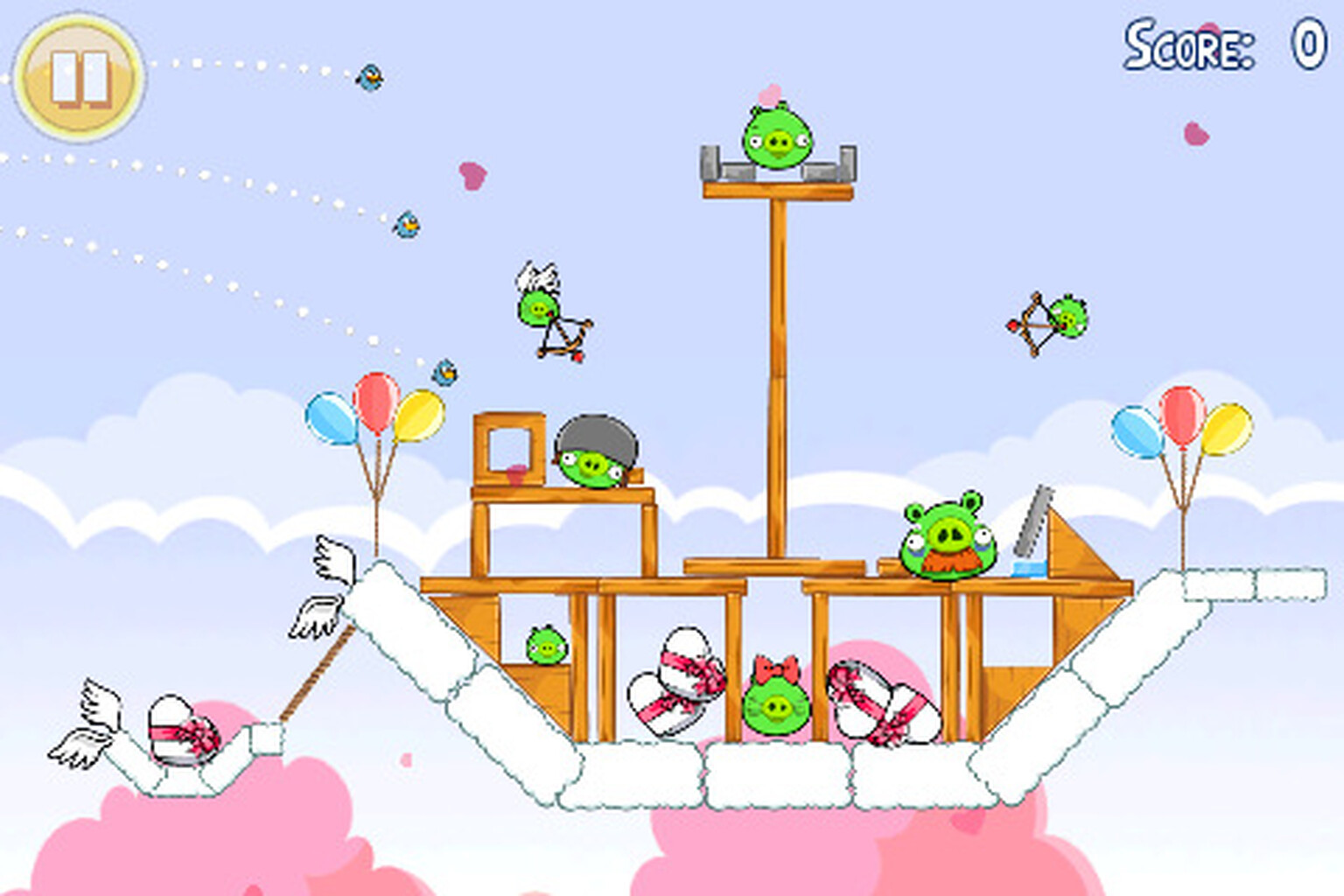 Happy Valentines: Angry Birds Seasons and Cut The Rope get all mushy