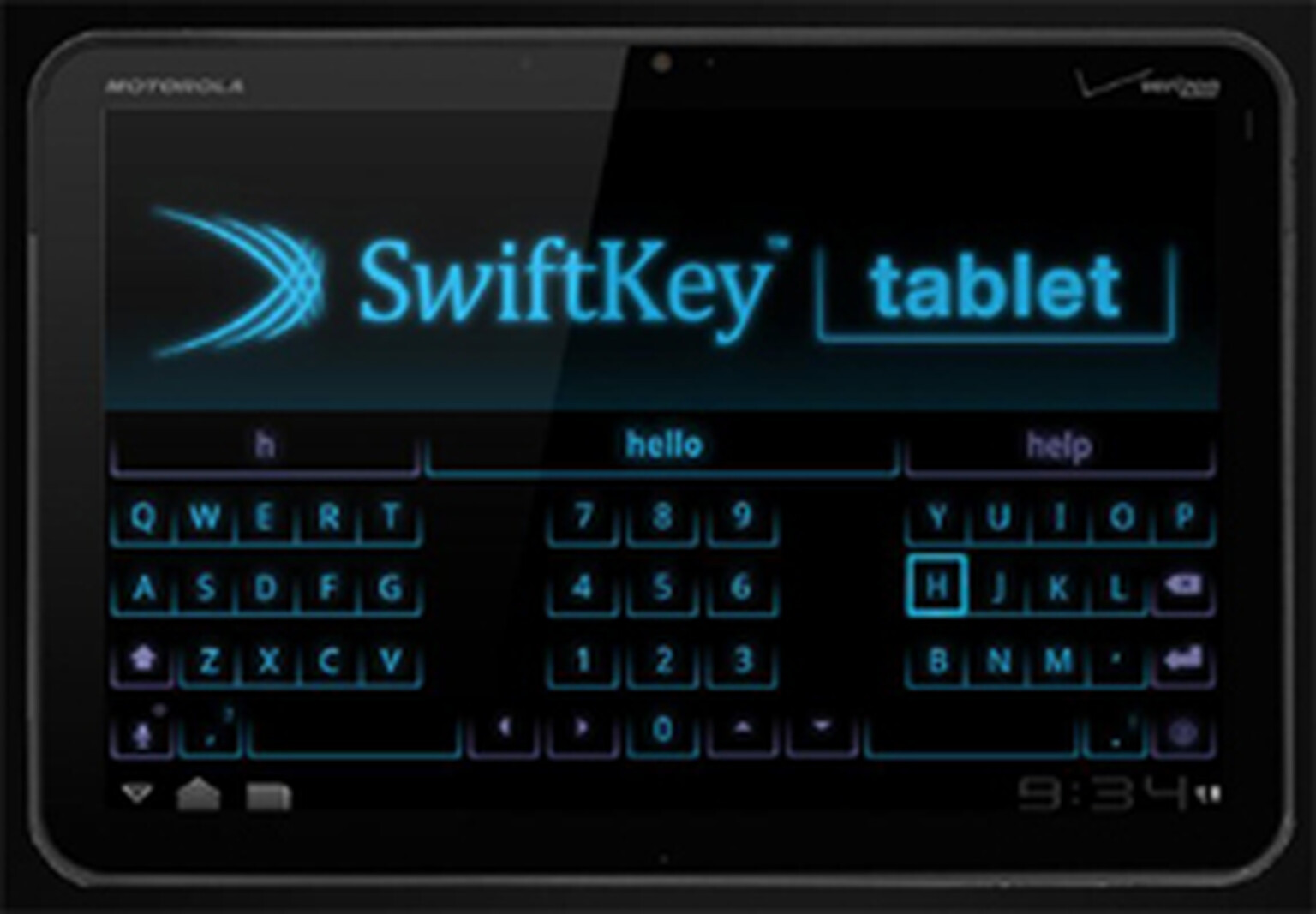 SwiftKey for Tablets launched alongside Android 3.0 event