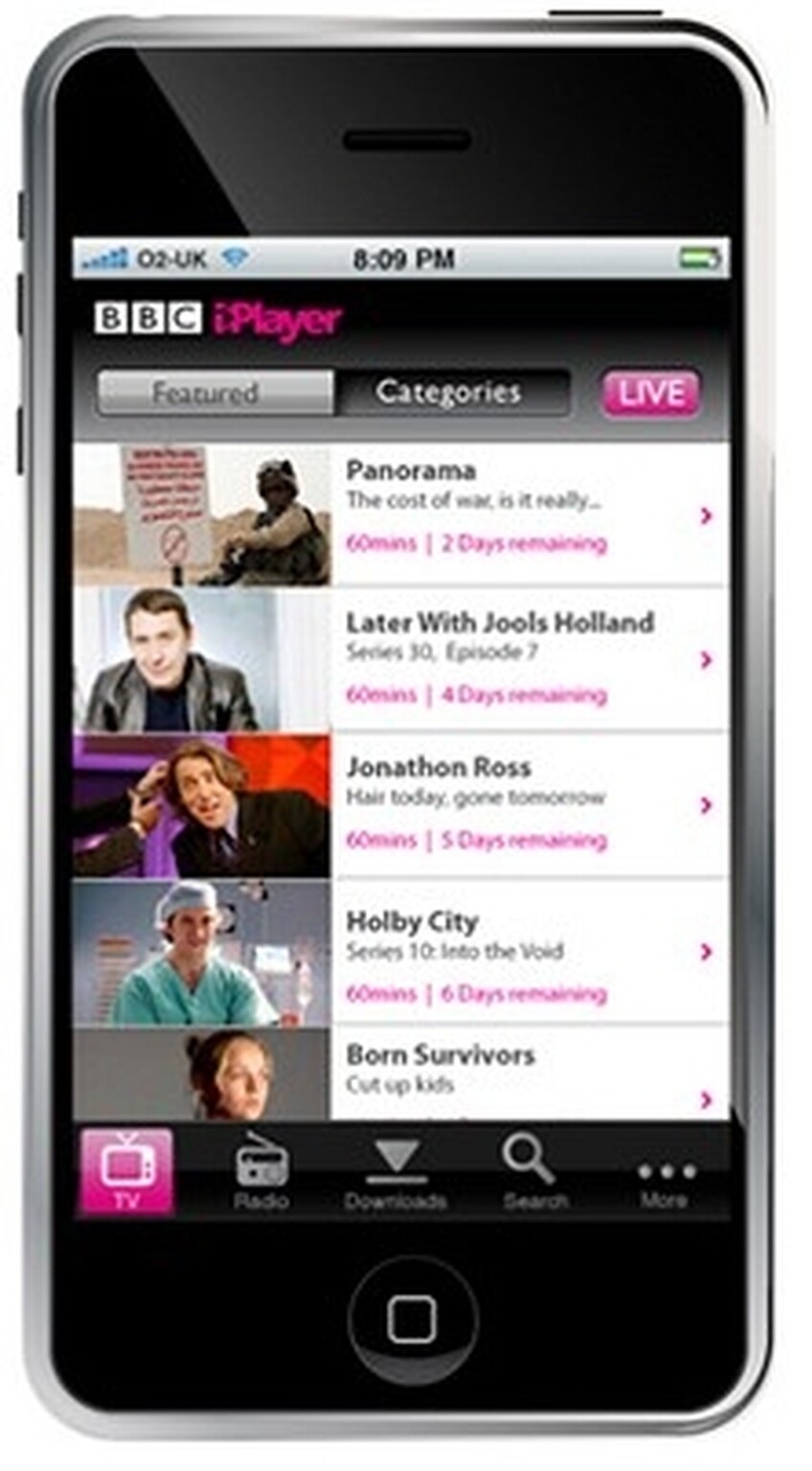 BBC iPlayer app for iPad and iPhone nearing release