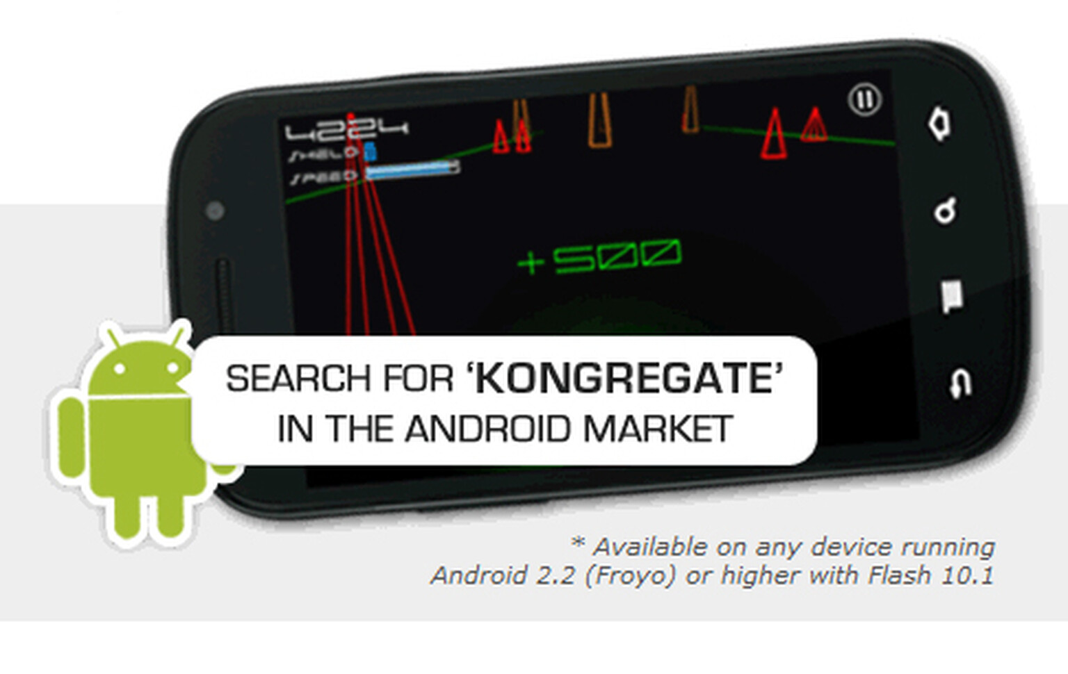 Kongregate Arcade returns to the Android Market