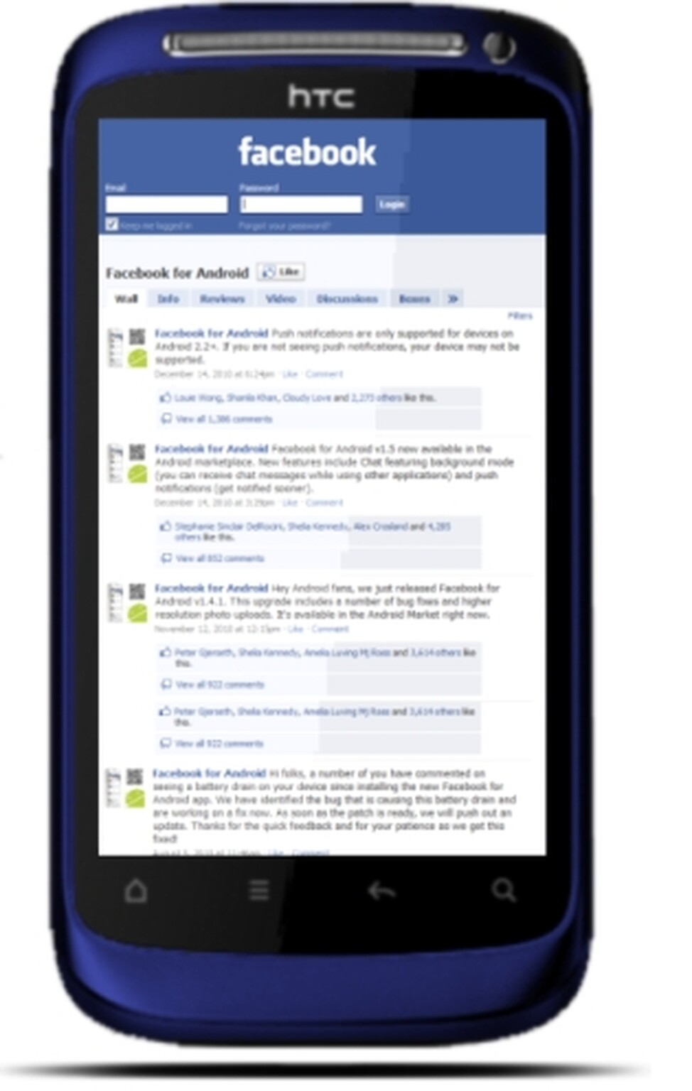 HTC rumoured to be making official ‘Facebook phone’,