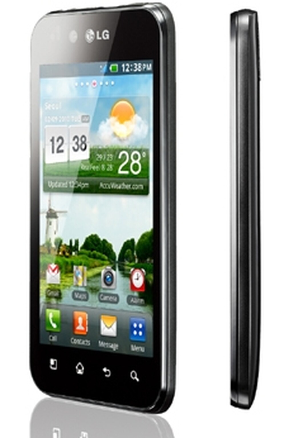 Exchangeable backings for LG Optimus Black revealed. Not necessarily black.