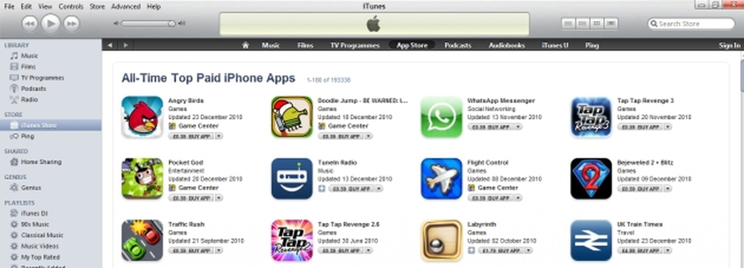 The  UK’s best-selling apps, ever.